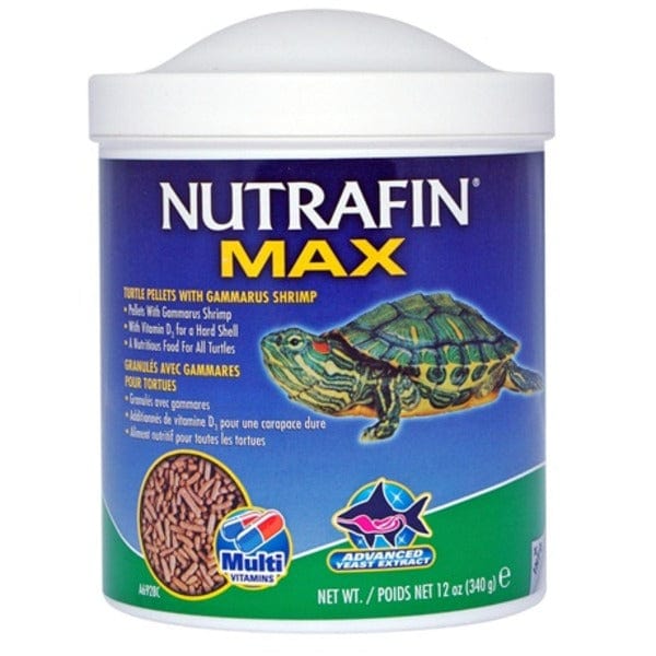Nutrafin Max High - Quality Turtle Food Pellets Enriched with Gammarus Shrimp