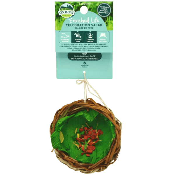 Oxbow Enriched Life Celebration Salad - Premium Pet Treat for Small Animals