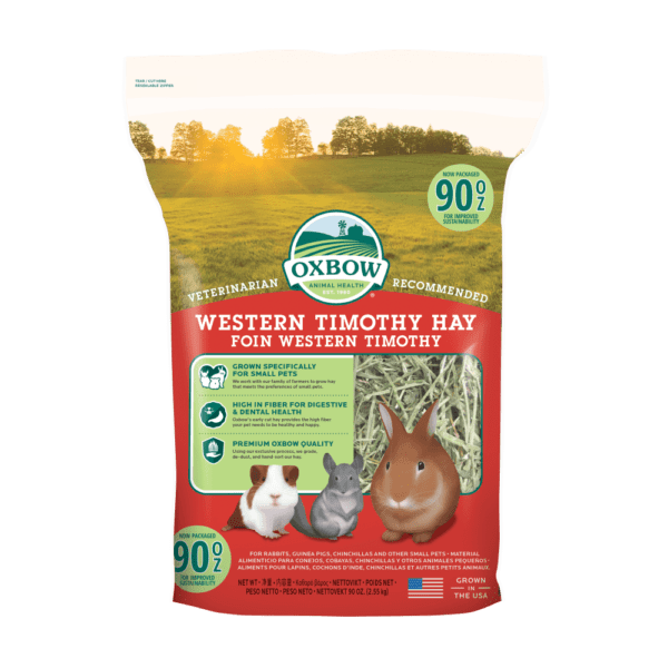 Oxbow Premium All-Natural Western Timothy Hay for Small Pets