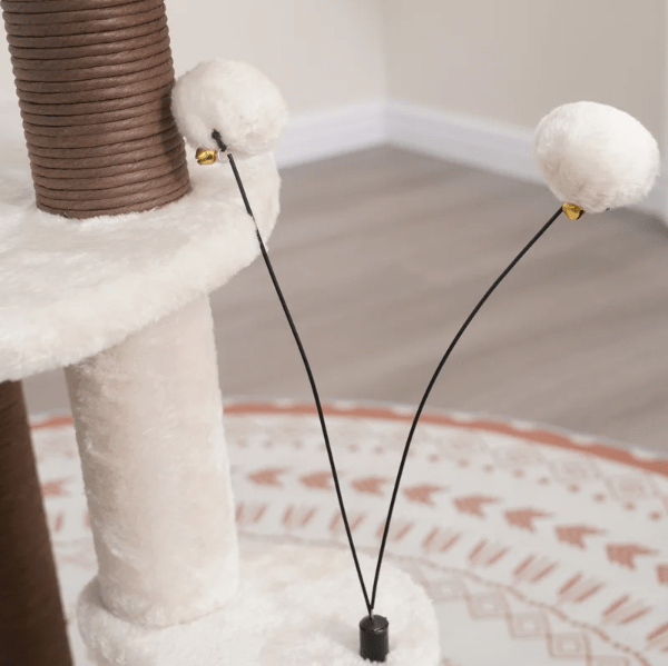 PetPals Boho Chic 5 - Level Quartz Cat Tree for Energetic Felines