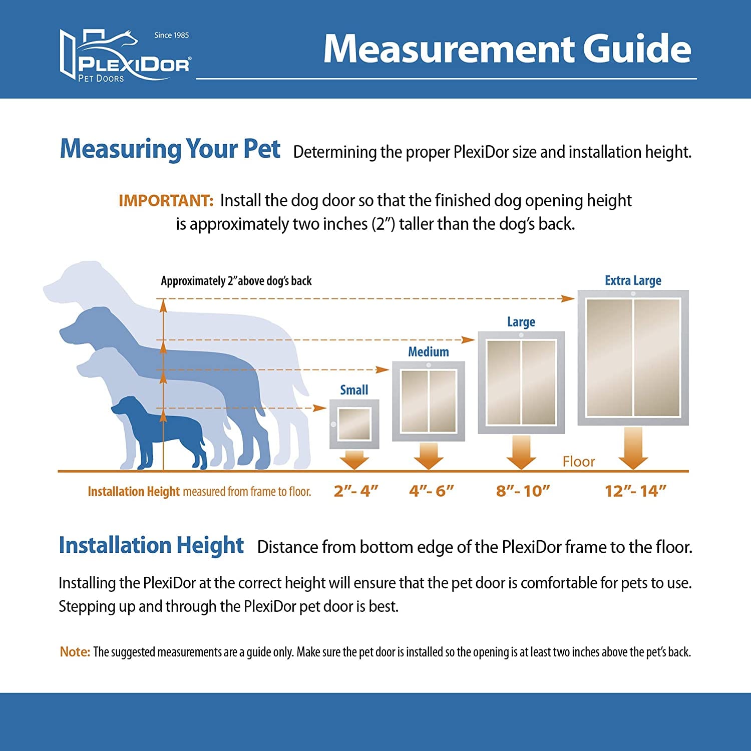 High - Performance PlexiDor Door - Mounted Pet Doors for All Kinds of Pets