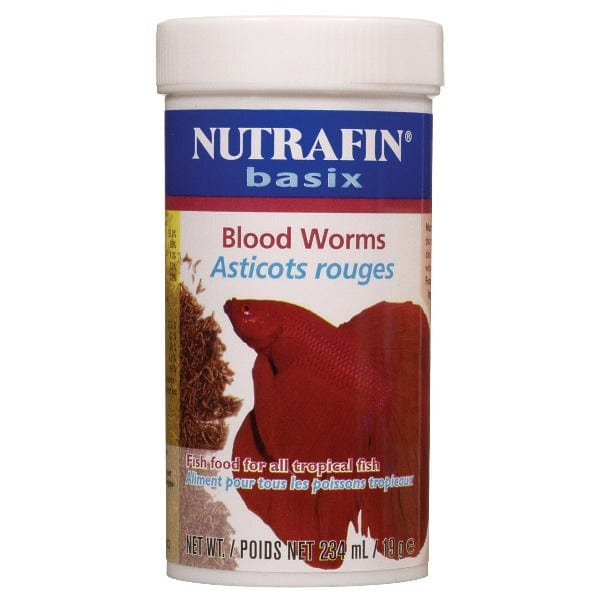Nutrafin Basix High - Quality Freeze - Dried Blood Worms for Tropical Fish