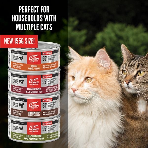 Orijen Super Premium Duck & Chicken Canned Cat Food for Optimal Nutrition