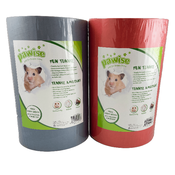 Pawise Colorful Fun Tunnel with Free Bedding for Small Pets