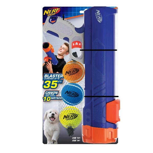 Nerf Dog Handheld Small-Sized Tennis Ball Blasting Toy for Canines