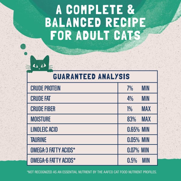 Natural Balance Platefulls Premium Chicken & Omega - rich Salmon Recipe Delectable Morsels in Gravy Cat Food Pouch