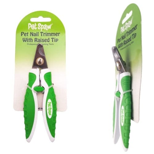 Premium Stainless Steel Pet Spaw Nail Trimmer with Raised Tip for Easy Clipping