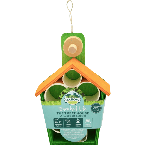 Oxbow Enriched Life - A Safe and Fun Treat House for Your Pets