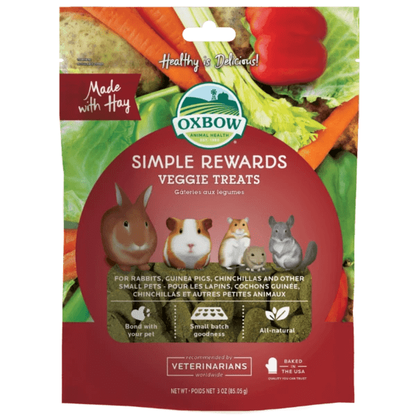 Oxbow Premium Baked Vegetable Treats - Simple Rewards for Beloved Pets
