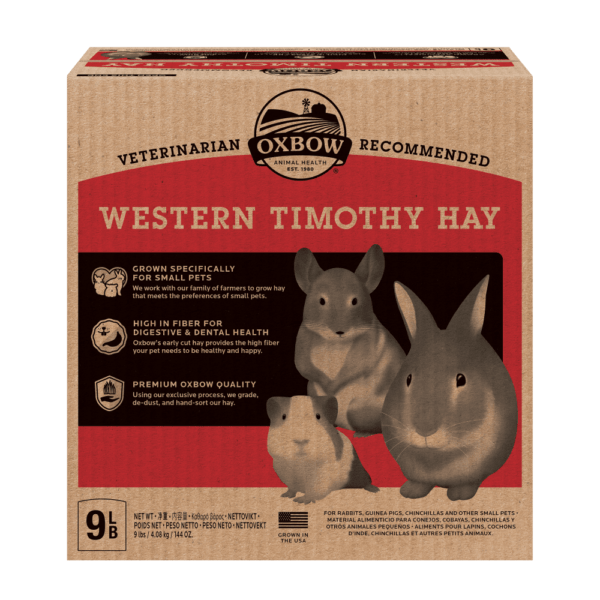 Oxbow Premium All-Natural Western Timothy Hay for Small Pets