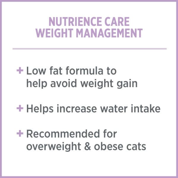 Nutrience Care Plus Weight Management Canned Cat Food - Ideal for Adult and Senior Felines