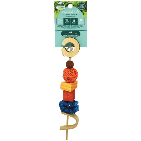 Oxbow Enriched Life Colourful Kabob Toy for Small Pets