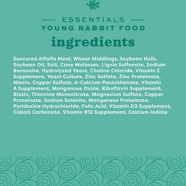 Oxbow Premium Essentials Food for Young Rabbits