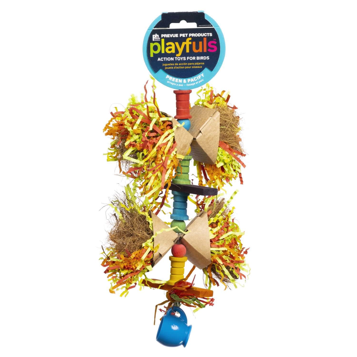 Prevue Pet Products Playfuls™ Party Popper Toy for Small to Medium Birds
