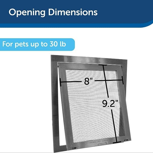 PetSafe Adjustable Slide - Lock Pet Screen Door for Small Pets