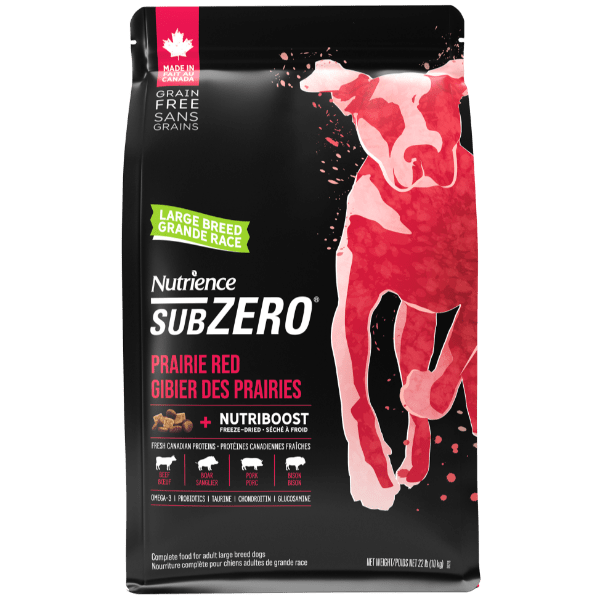 Nutrience SubZero Prairie Red 10kg High - Protein Dry Dog Food for Large Breeds