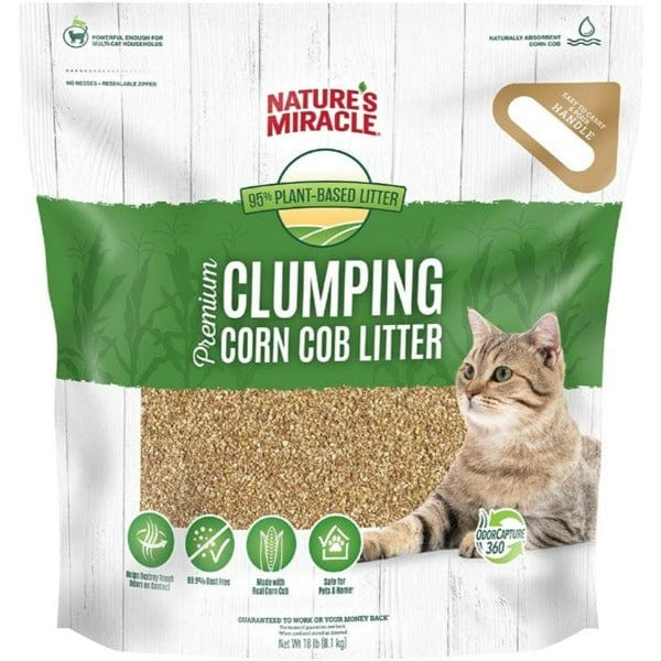 Nature's Miracle Superb Clumping Corn Cob Pet Litter for Odor Control