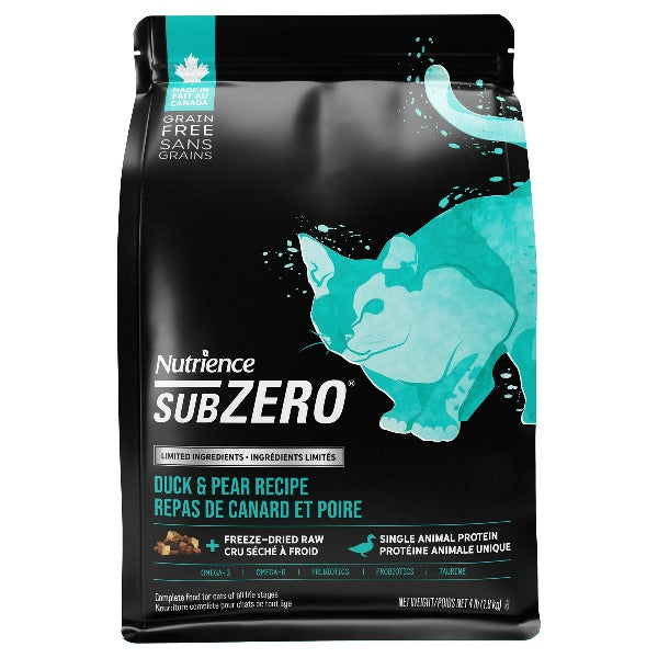 Nutrience SubZero Premium Duck & Pear Limited Ingredient Dry Cat Food for Sensitive Cats