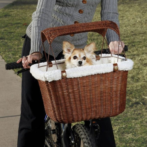 PetSafe Wicker Bicycle Basket for Dogs - The Happy Ride Option