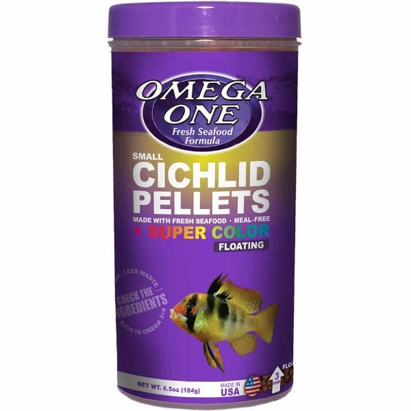 Omega One Small Floating Pellets - Ideal Daily Diet for All Cichlids