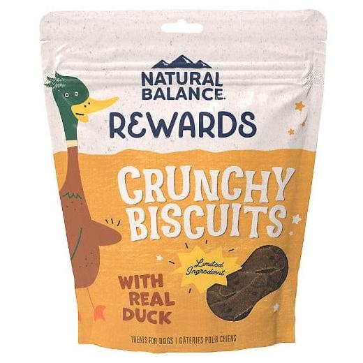 Natural Balance Oven-Baked Crunchy Dog Biscuits Featuring a Real Duck Recipe, 14 Ounce Package