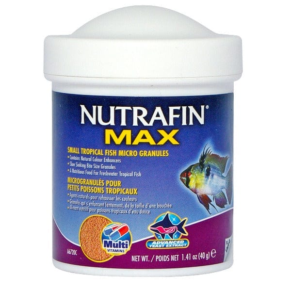 Nutrafin Max High - Quality Micro Granules for Small Tropical Fish
