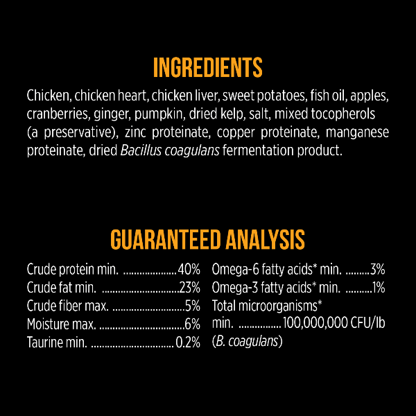 Nutrience Premium Freeze-Dried Raw Chicken & Sweet Potato Cat Food for Optimal Nutrition