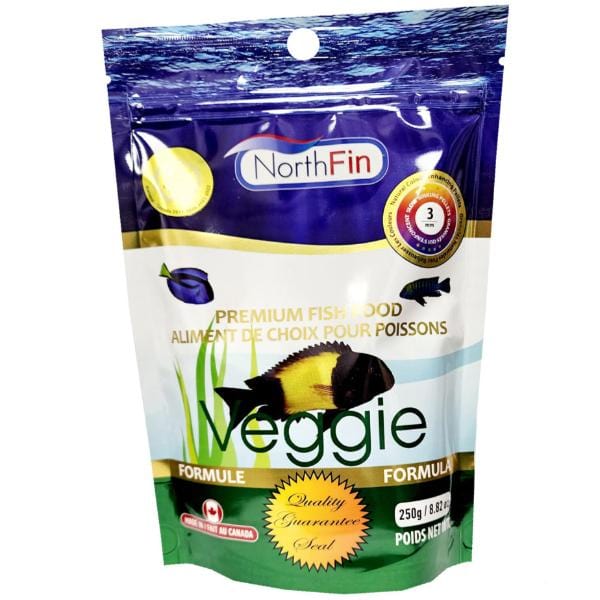 NorthFin High - Quality Premium Veggie Formula Fish Food for Herbivore and Omnivore Fish