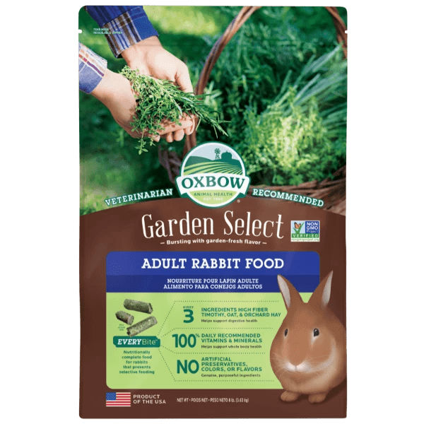 Oxbow Garden Select High - Quality Adult Rabbit Food for a Healthy Lifestyle