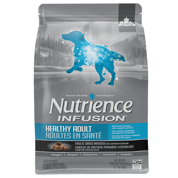 Nutrience Infusion Premium Quality Dry Dog Food for Healthy Adult Dogs with Ocean Fish Recipe