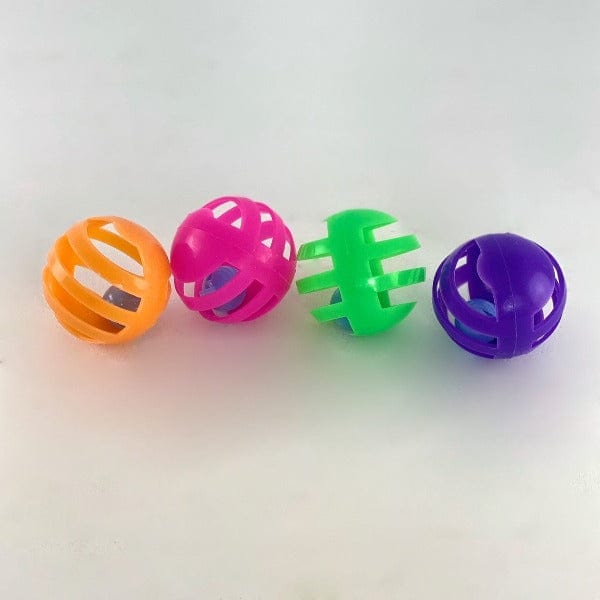 Pawise High - Quality Plastic Ball with Jingle Bell for Cat Entertainment Toy