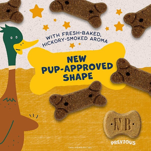 Natural Balance Oven-Baked Crunchy Dog Biscuits Featuring a Real Duck Recipe, 14 Ounce Package