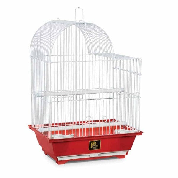 Prevue Pet Economical Small Red Travel Bird Cage for Finches