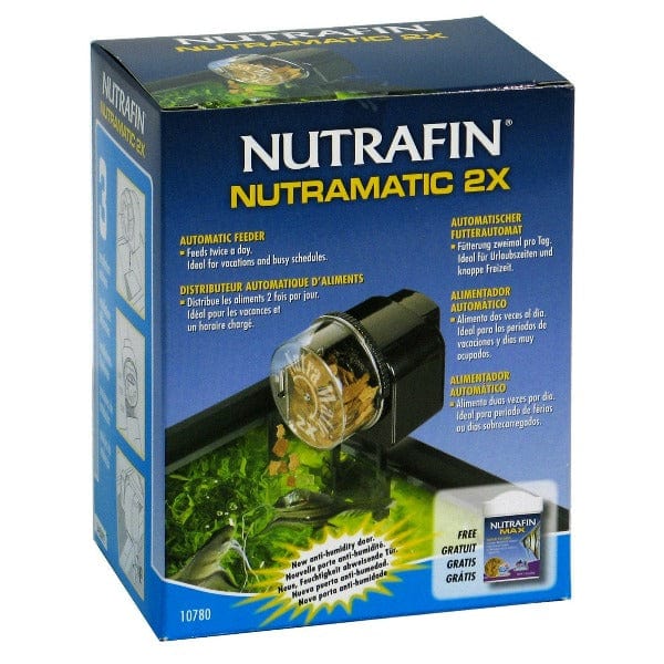 Nutrafin Nutramatic 2X Advanced Automatic Fish Feeder with Flexible Installation