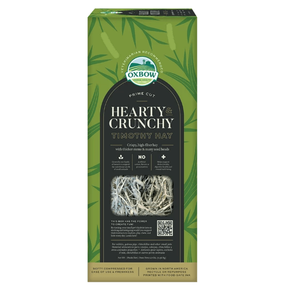 Oxbow Premium Timothy Hay: Hearty, Crunchy, and Nutrient - Rich
