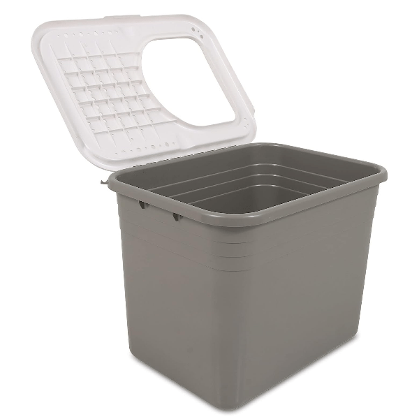 Eco-Friendly Petmate Top-Entry Litter Box with Easy Cleanup