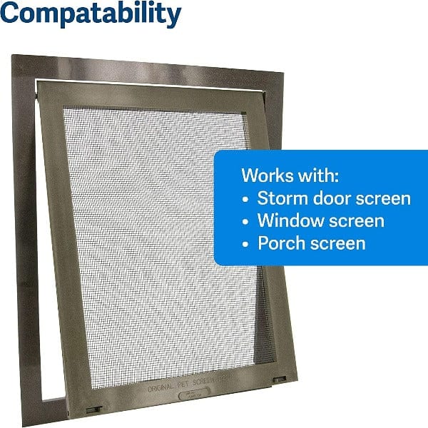 PetSafe Adjustable Slide - Lock Pet Screen Door for Small Pets