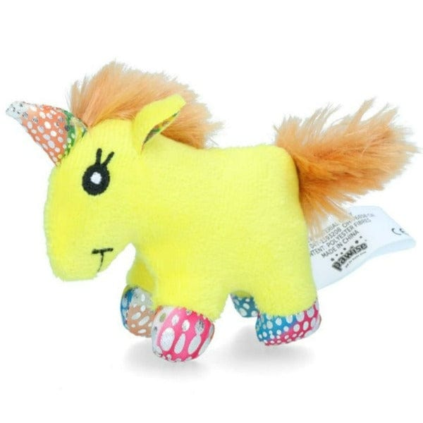 Pawise Plush Brown Mane Unicorn Cat Toy for Endless Feline Fun