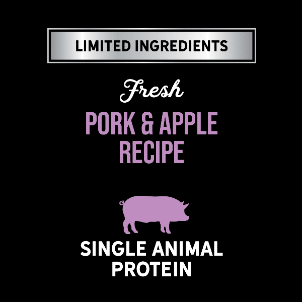 Nutrience SubZero Premium Limited Ingredient Dry Dog Food with Canadian-Sourced Pork and Apple for Sensitive Dogs