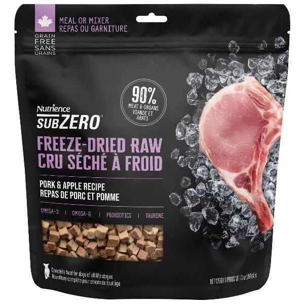 Nutrience SubZero Freeze-Dried Premium Raw Pork & Apple Dog Food