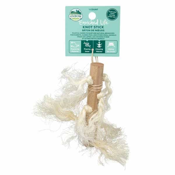 Oxbow Enriched Life Knot Stick - An Ideal Chew Toy for Small Pets