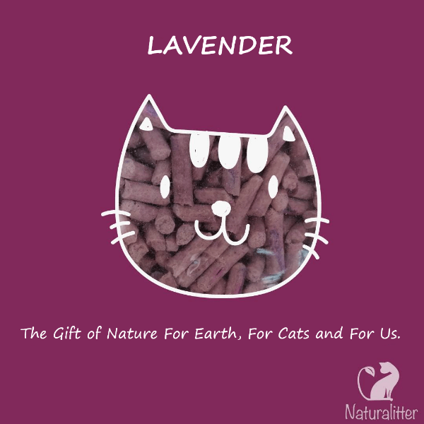 Naturalitter Organic Plant-Based Cat Litter with Lavender Scent