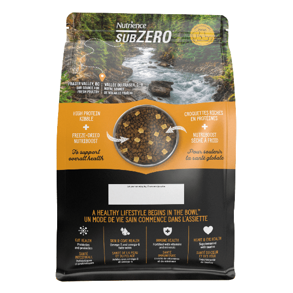 Nutrience SubZero Fraser Valley Premium High-Protein Dry Cat Food for Optimal Feline Health