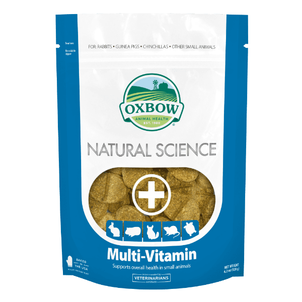 Oxbow Natural Science High-Fiber Daily Multi-Vitamin Supplement for Pets