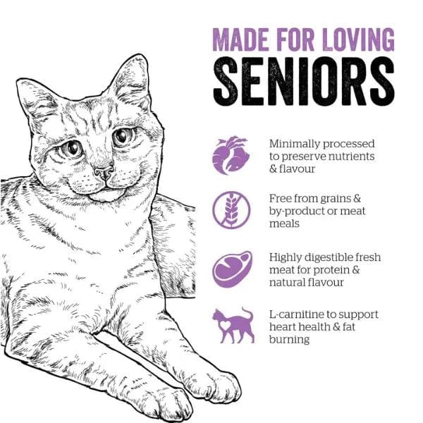 Now Fresh Premium Senior Dry Cat Food with Turkey, Salmon, and Duck