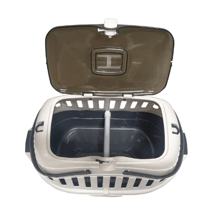 Pawise High - Quality Plastic Pet Carrier Ideal for Small Birds, Guinea Pigs, and Rabbits