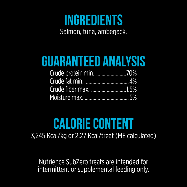 Nutrience Freeze - Dried Delight: Salmon, Tuna & Amberjack Dog Treats