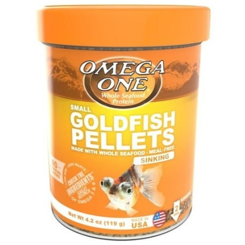 Omega One High - Quality Small Sinking Pellets for Goldfish