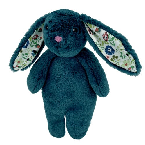 Petlou Teal-colored 13-inch Floppy Rabbit-shaped Dog Chew Toy