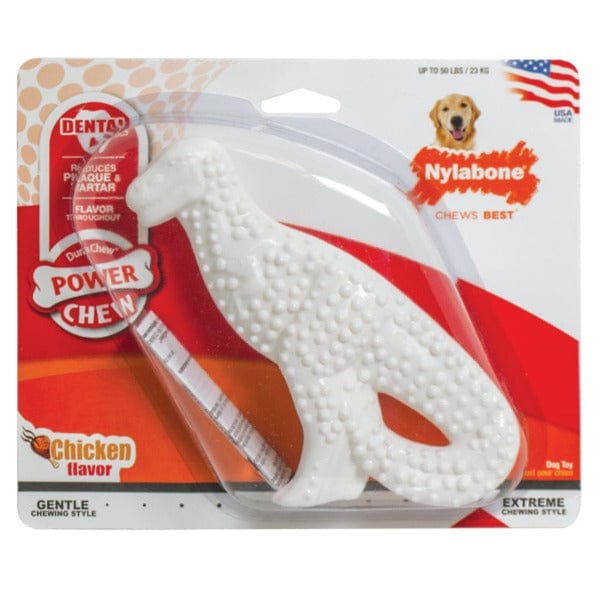 Nylabone High - Quality Power Chew Dental Toy for Dogs in Dinosaur Shape